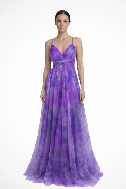 Vestido maxi mujer de tela ligera y estampado floral