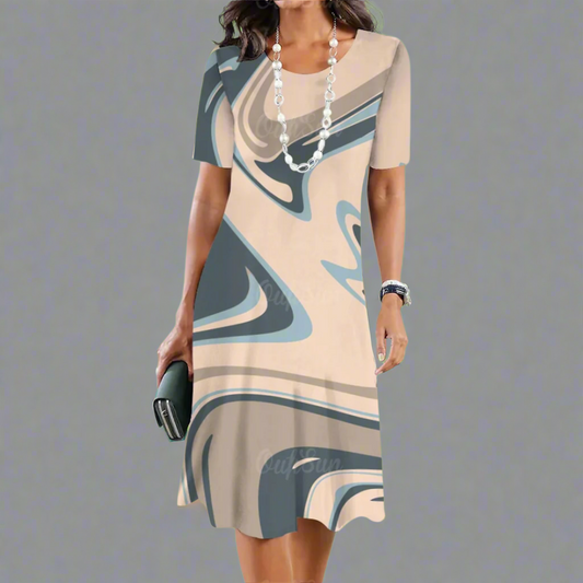 Vestido Verano Mujer Degradado Sin Mangas - Mavetta