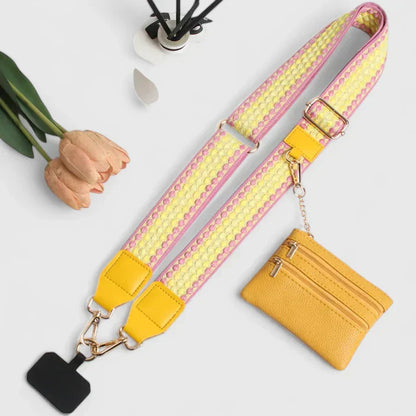 Bolso Bandolera Mujer con Porta Teléfono Diseño Refinado