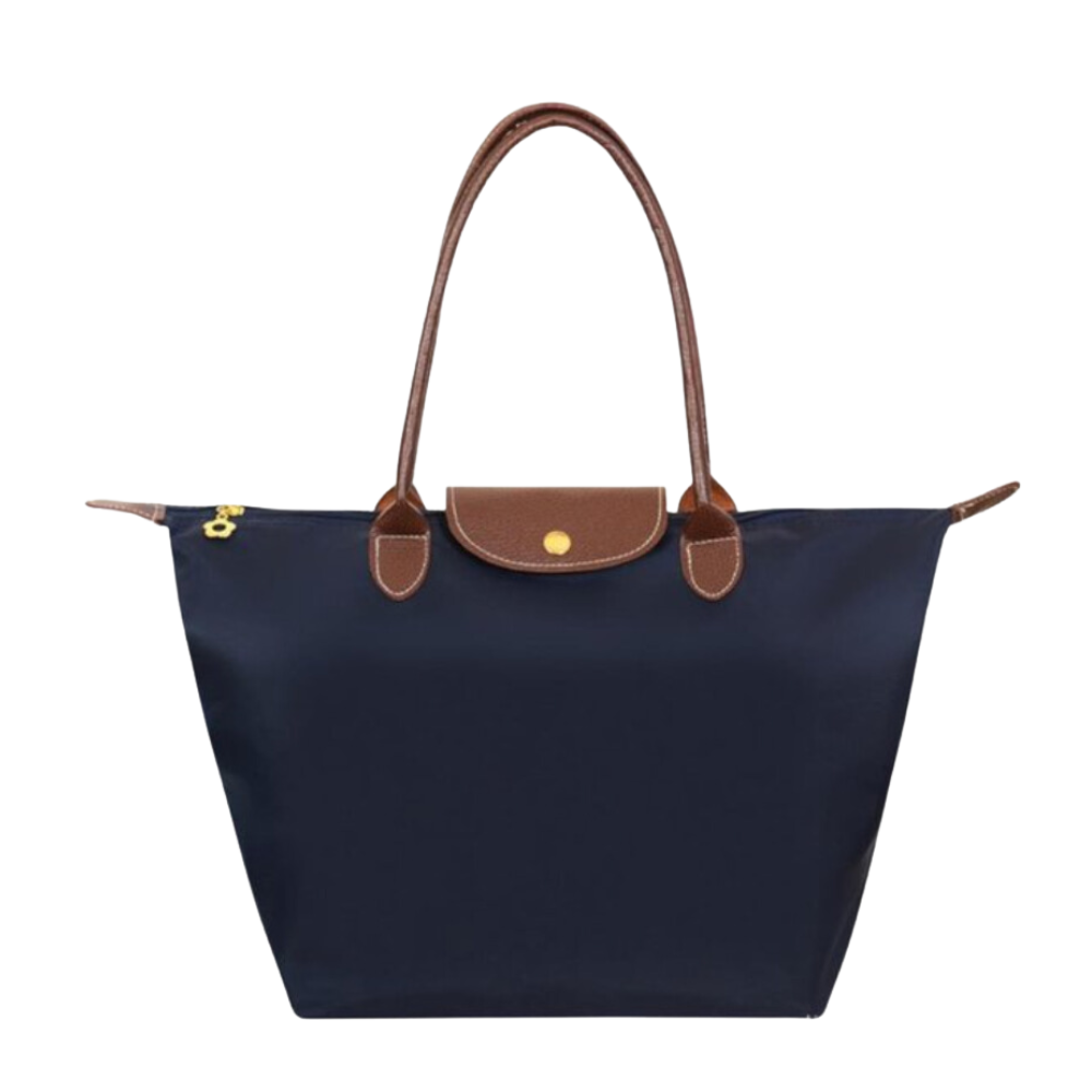 Bolso Tote Mujer de Cuero con Solapa y Asa de Hombro