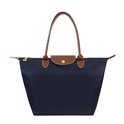 Bolso Tote Mujer de Cuero con Solapa y Asa de Hombro