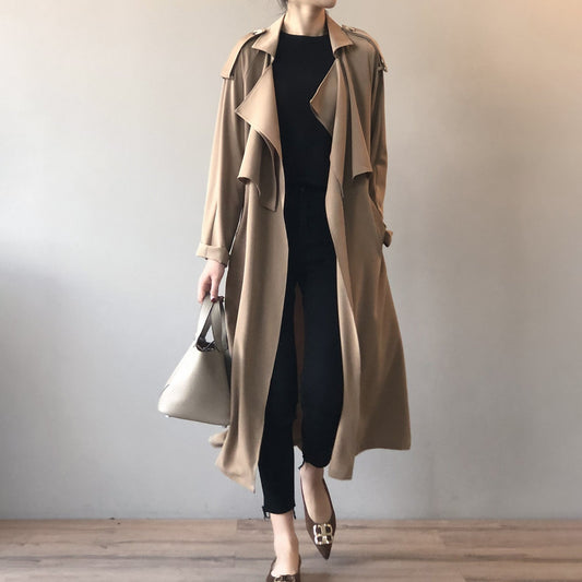 Gabardina Mujer Retro Ajuste Baggy Invierno - Mavetta