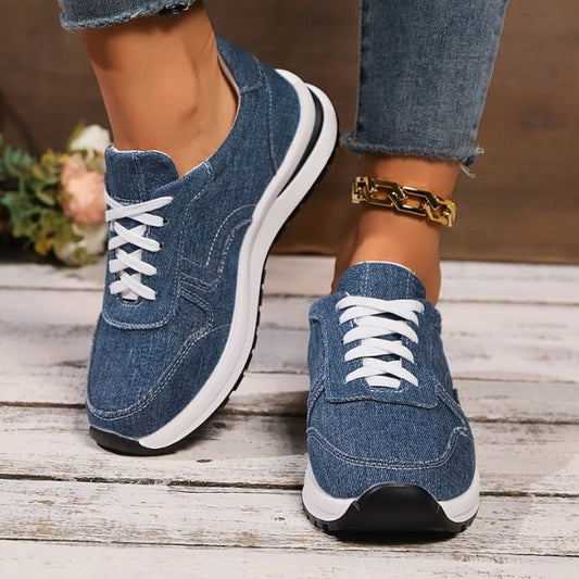 Zapatillas mujer estilo vaquero suela ligera y cómoda - Mavetta