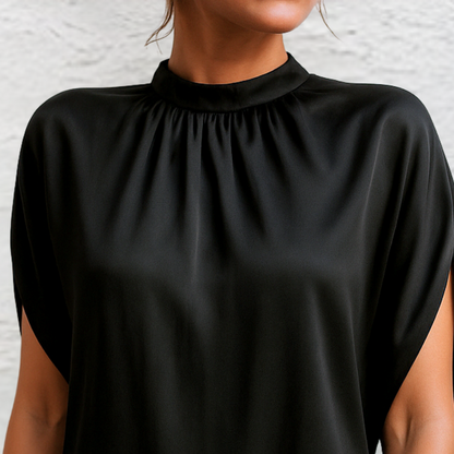 Vestido mujer elegante Drapeado Suave Corte Favorecedor