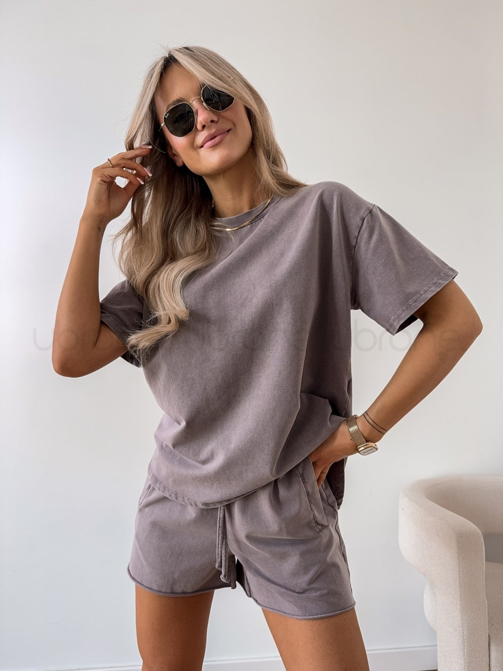Conjunto Mujer Comodo Coordinado Algodon Ajuste Relax