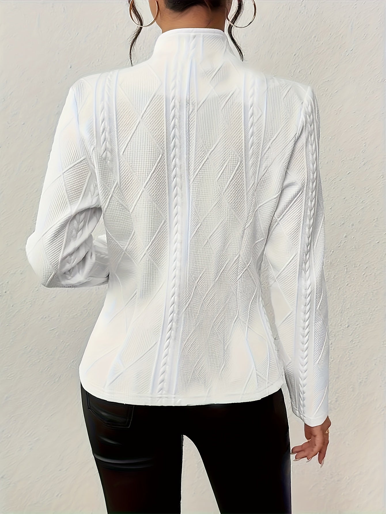 Chaqueta Punto Mujer con Textura Estilo Primavera