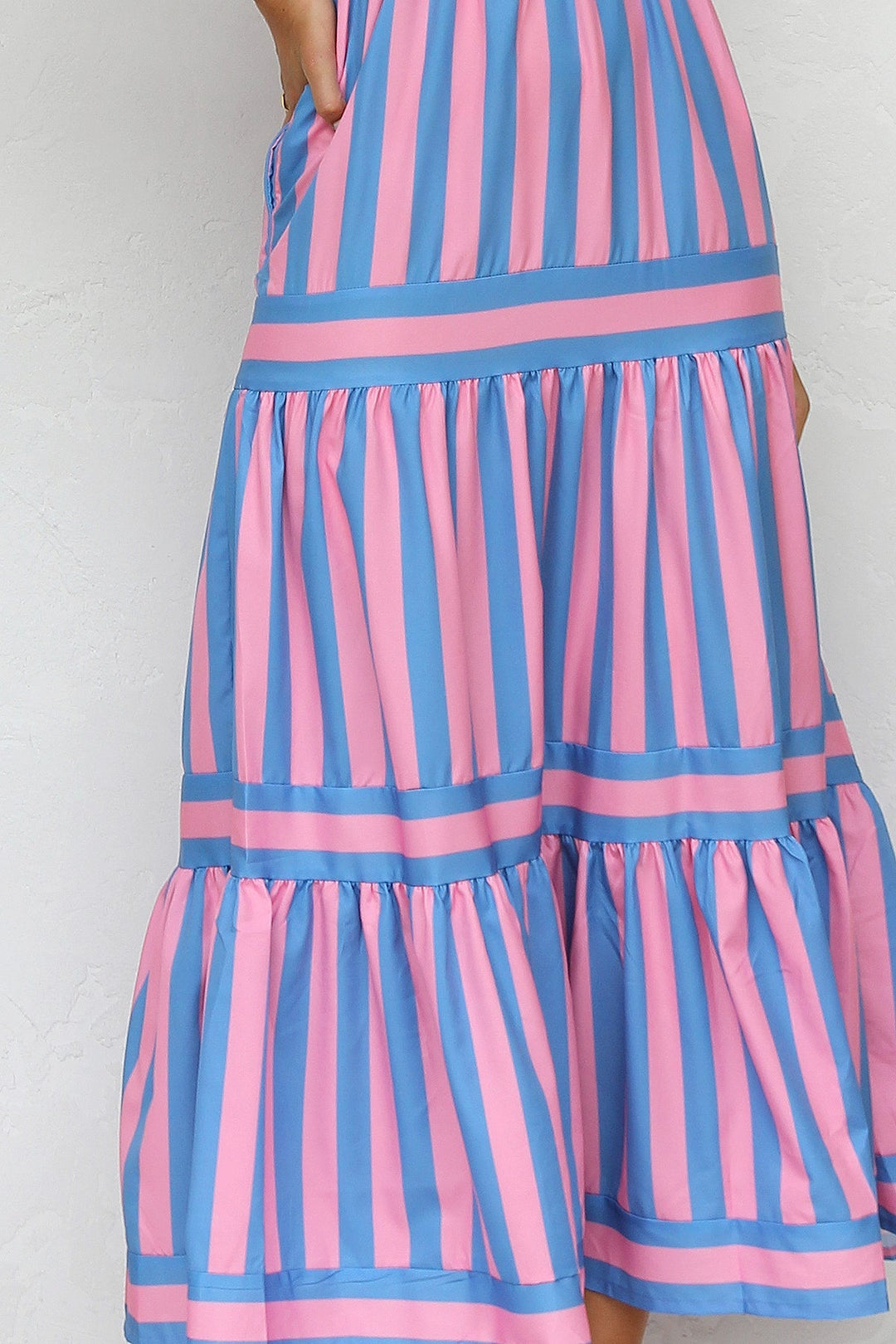 Vestido Verano Mujer Ligero Tirantes Finos Estampado Rayas