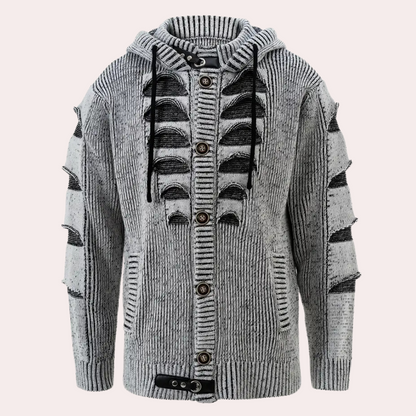Sudadera Hombre de Pumavetta con Capucha y Botones