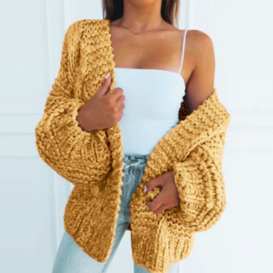 Chaqueta Mujer Oversize de Piel Sintética Suave - Mavetta