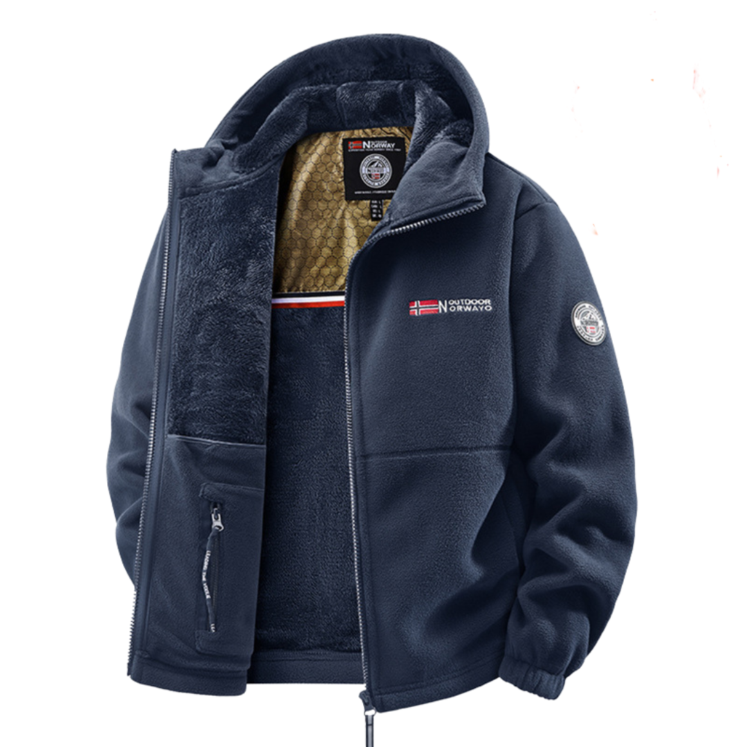 Chaqueta Hombre Invierno Termica Cortaviento Impermeable