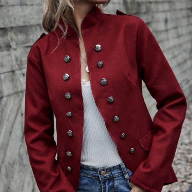 Blazer Mujer Manga Larga Corte Elegante