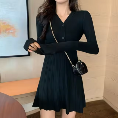 Minivestido Mujer de Plumeti Casual Ajuste Regular
