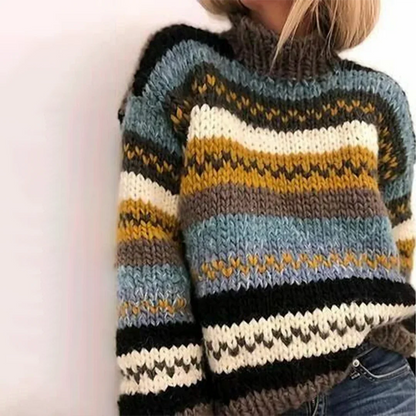 Jersey Mujer Cuello Alto Suave Acogedor - Mavetta