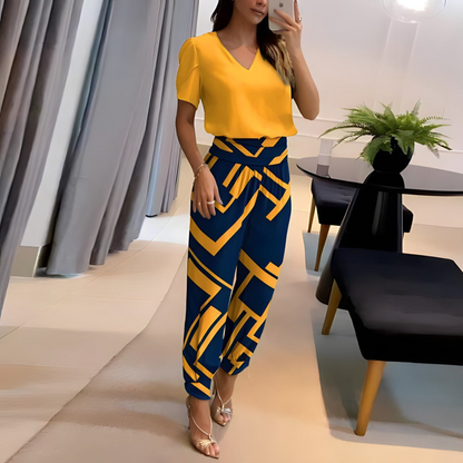 Conjunto Mujer de Dos Piezas Diseño Moderno