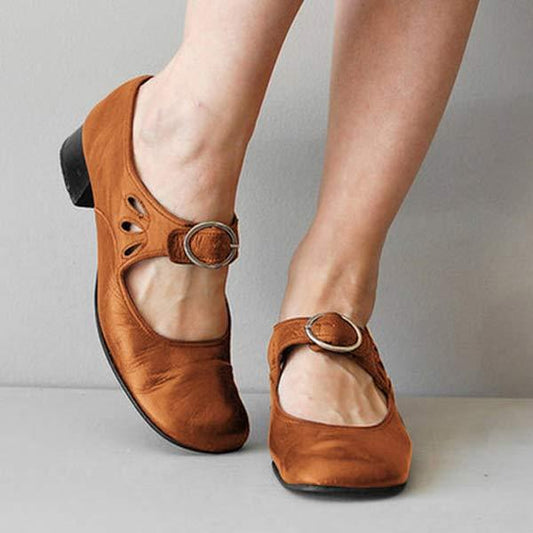 Zapatos ortopédicos mujer con correa ajustable estilo elegante - Mavetta