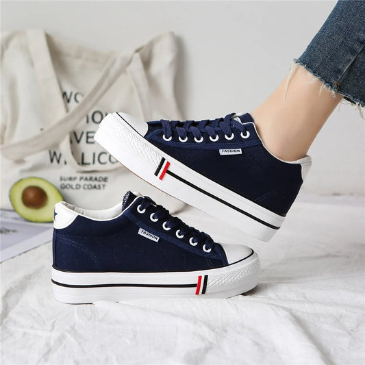 Zapatillas Mujer Plataforma Minimalistas Suela Detallada - Mavetta