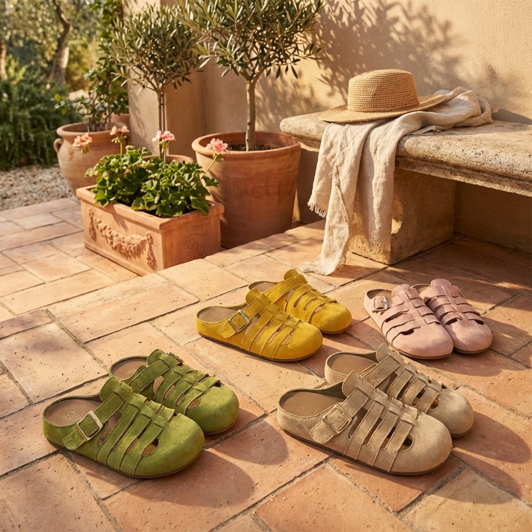 Sandalias mule mujer transpirables cómodas estilo casual