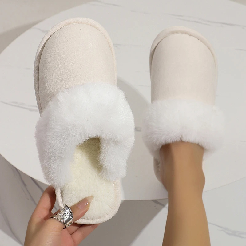 Zapatillas Casa Mujer Forro Piel Sintética Punta Redonda - Mavetta