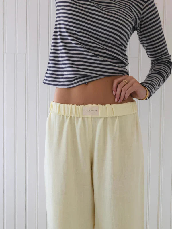 Pantalón Casual Mujer Comodo Ajuste Regular