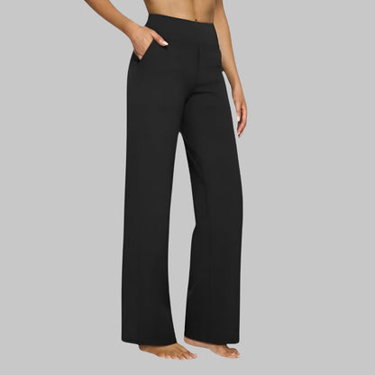 Pantalones Mujer Algodón Elástico Corte Cómodo