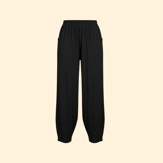Pantalones Mujer Pata Ancha Algodón Cintura Elástica Holgados - Mavetta