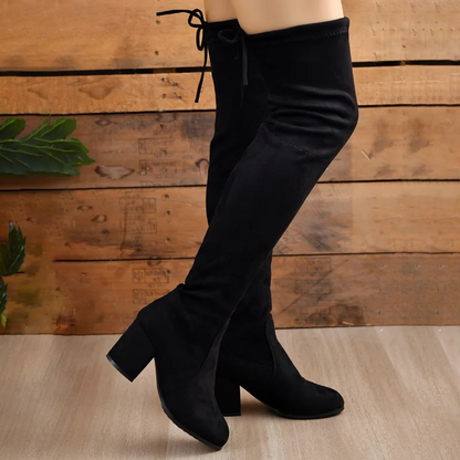 Botas Altas Mujer Overknee Elegantes y Ligeras