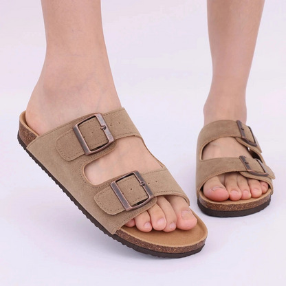 Sandalias Mujer de Corcho Suela Ergonómica Tiras Ajustables