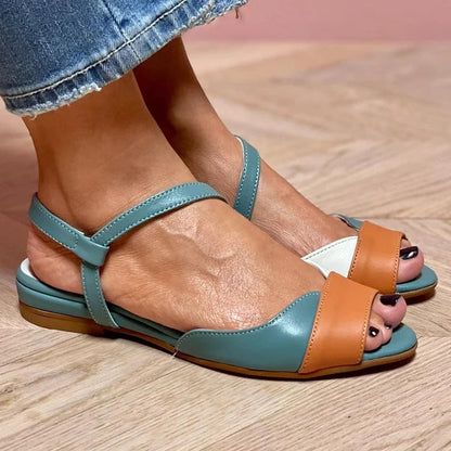 Sandalias Mujer Plataforma Diseño Bloques