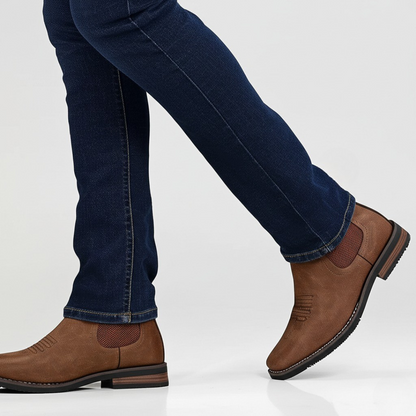 Botines hombre sin cordones ajuste cómodo estilo urbano