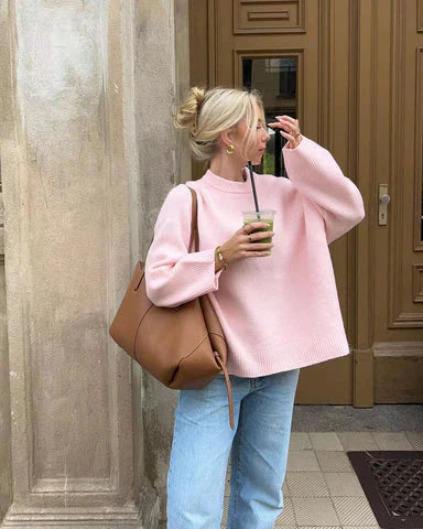 Suéter Mujer Oversized Comodo de Punto - Mavetta