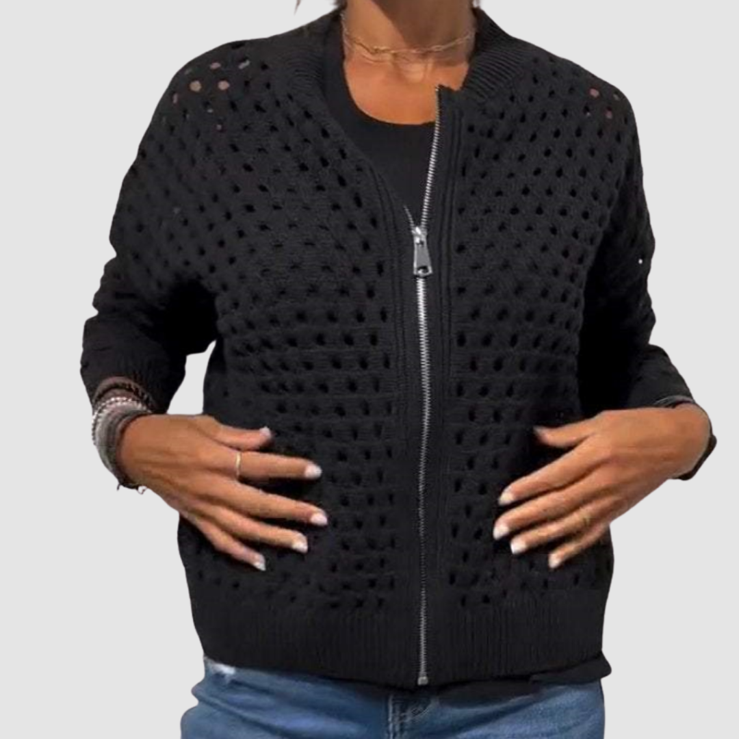 Cárdigan Mujer de Punto Tejido Calido Diseño Atemporal
