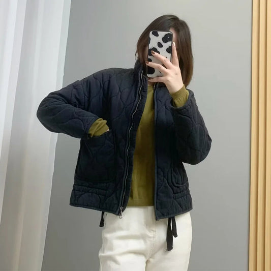 Abrigo invierno mujer acolchado diseño diamante - Mavetta