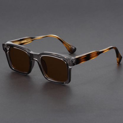 Gafas Sol Hombre Montura Acetato Lentes Protección UV400