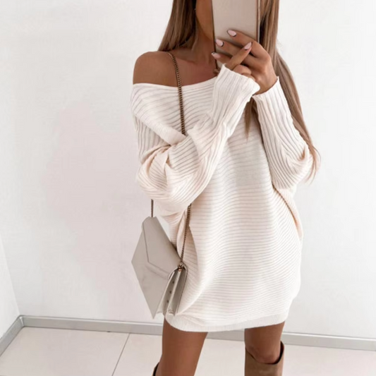 Suéter Mujer Oversize Punto Suave Ajuste Amplio - Mavetta