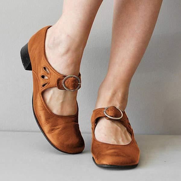 Zapatos merceditas mujer con hebilla estilo primavera - Mavetta