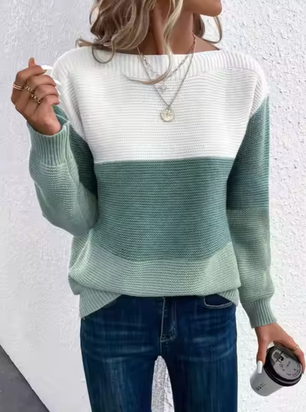 Jersey Mujer de Punto Suave Ajuste Clásico - Mavetta