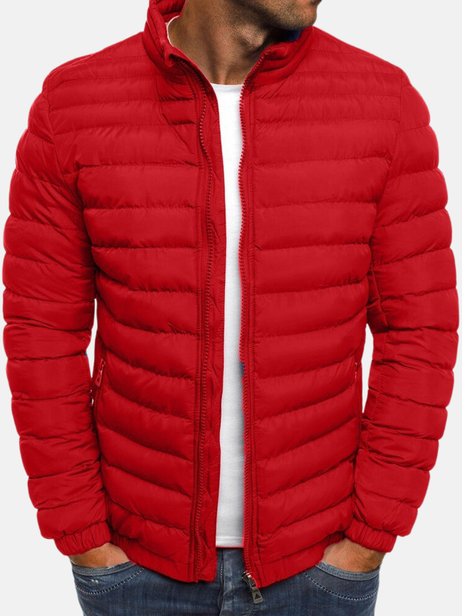 Chaqueta Puffer Hombre Casual Acolchada