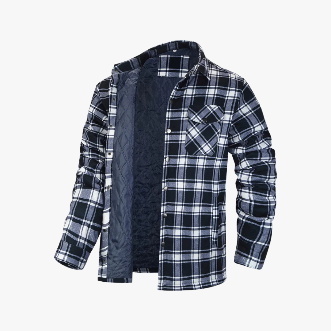 Camisa Hombre de Franela Termica Ajuste Clasico