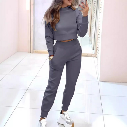 Conjunto Deportivo Mujer Corto y Pantalón Comodo