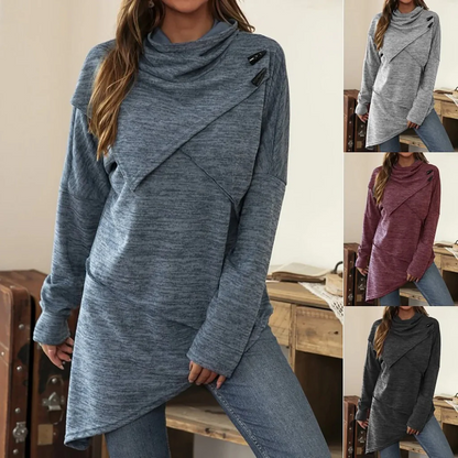 Jersey Mujer Cuello Alto Suave y Cómodo - Mavetta