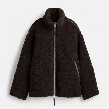 Chaqueta Invierno Mujer Corte Estructurado Cremallera