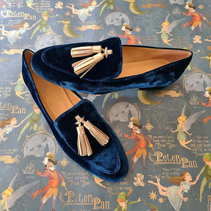 Mocasines Mujer de Piel con Flecos Elegantes