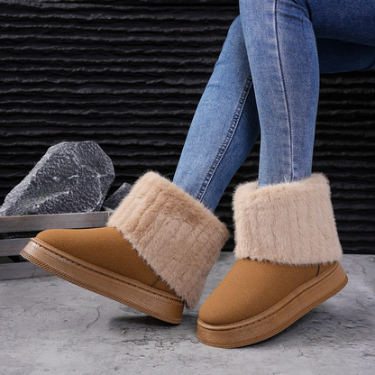 Botas Mujer Invierno Forradas Calidas Ajuste Confortable - Mavetta