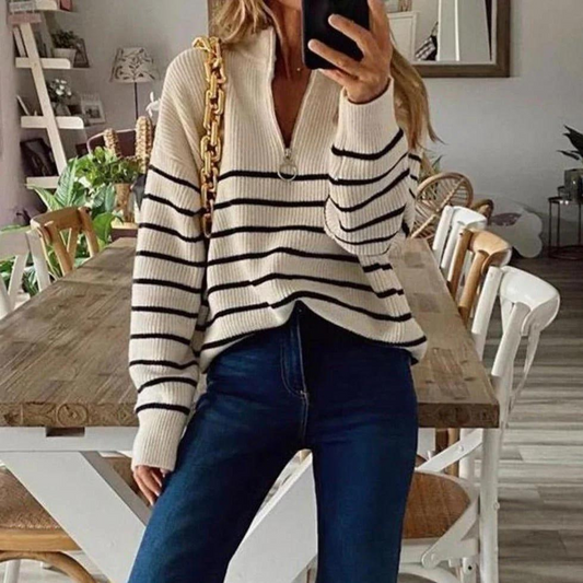Suéter Mujer de Canalé Ajuste Estilo Casual - Mavetta