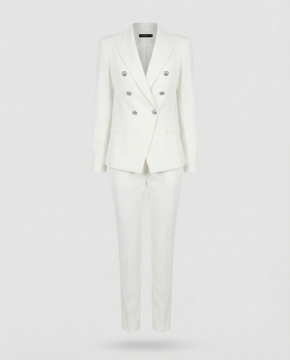 Conjunto Mujer Blazer y Pantalón Slim Ajuste Elegante