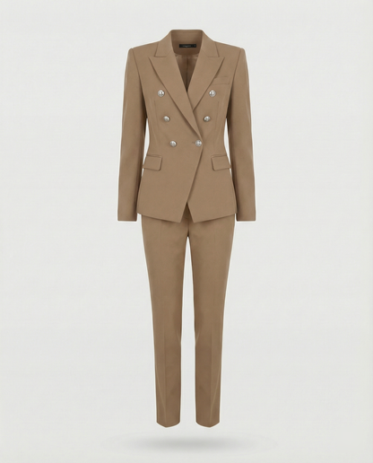 Conjunto Mujer Blazer y Pantalón Slim Ajuste Elegante