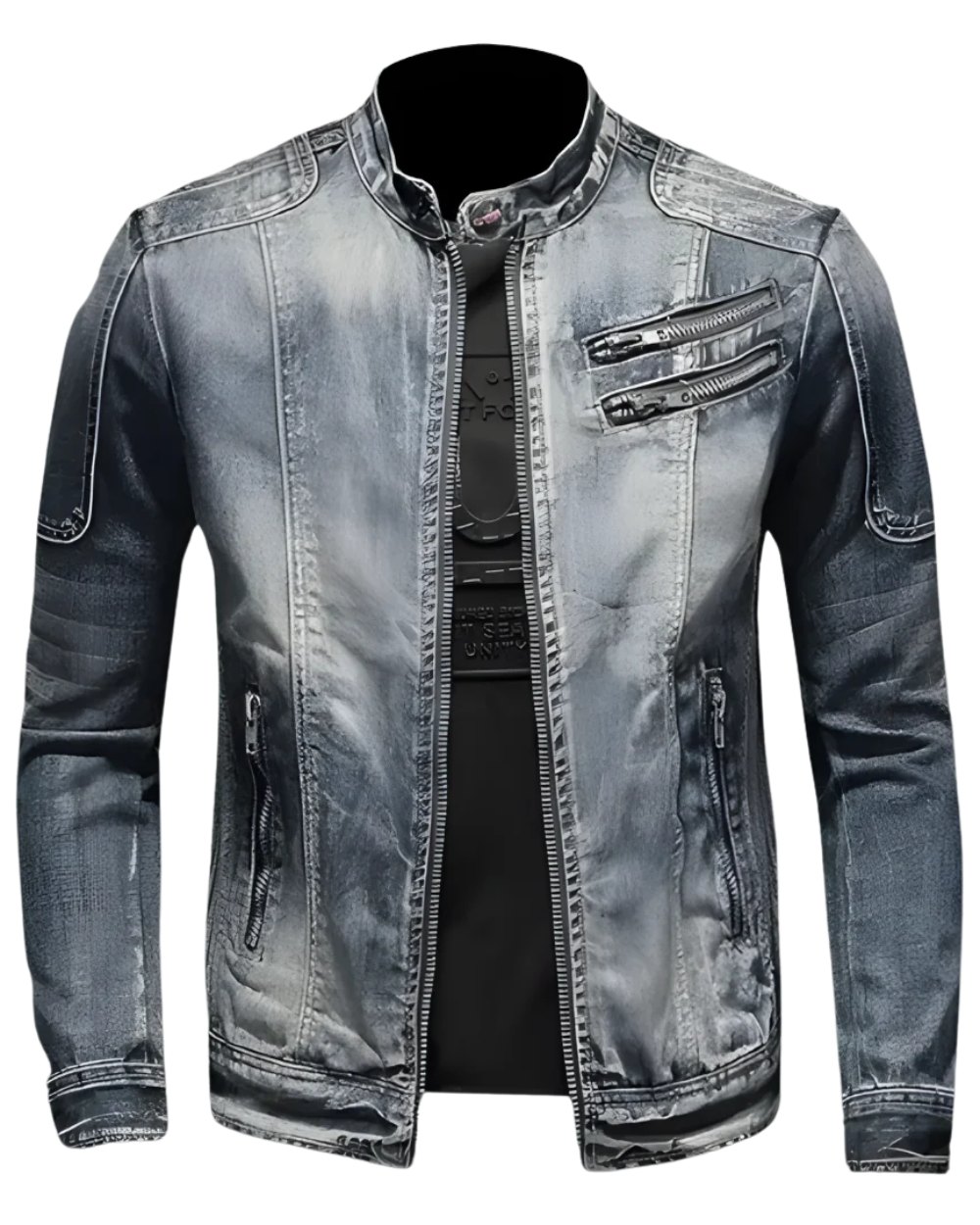 Chaqueta Vaquera Hombre Algodón Ajuste Cómodo Clásico