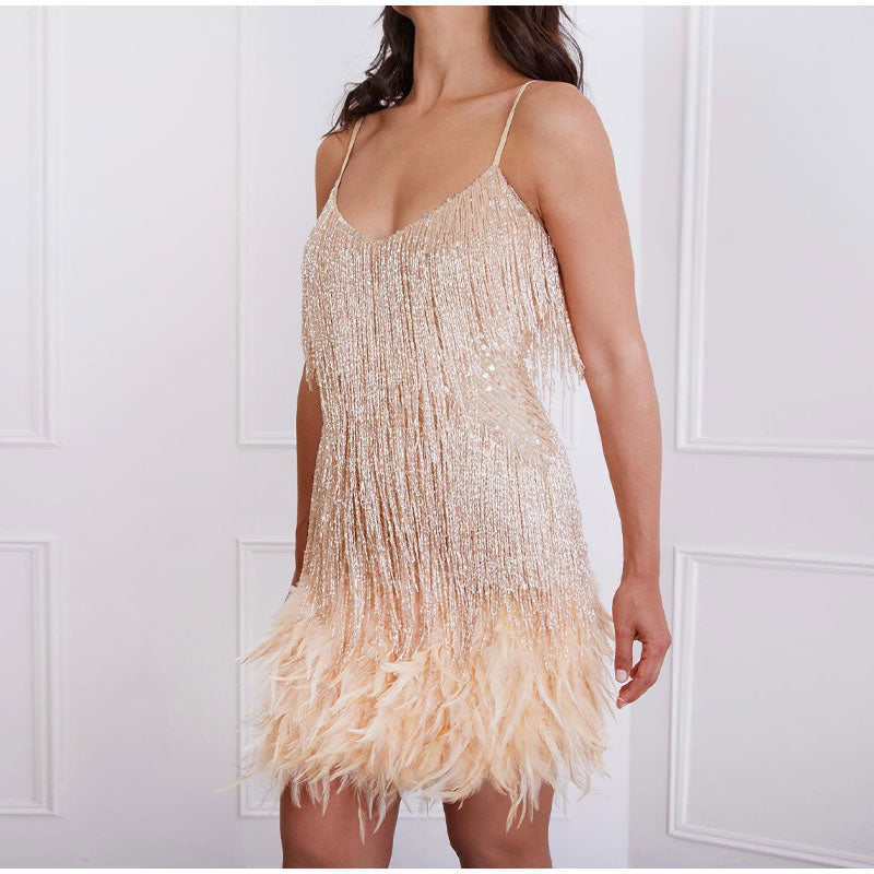 Vestido Cocktail Mujer Ajustado Elegante