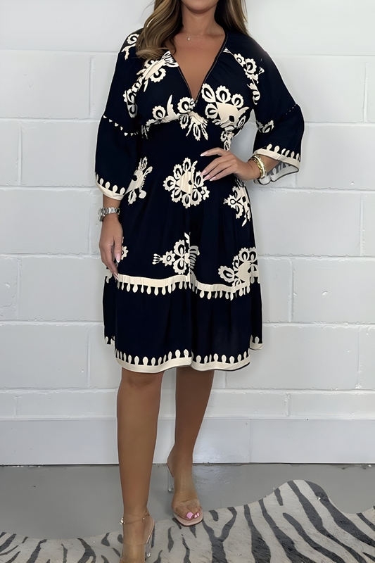 Vestido largo mujer fluido verano estilo boho relajado - Mavetta