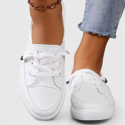 Zapatillas Mujer Clasicas Primavera Bajas con Cordones